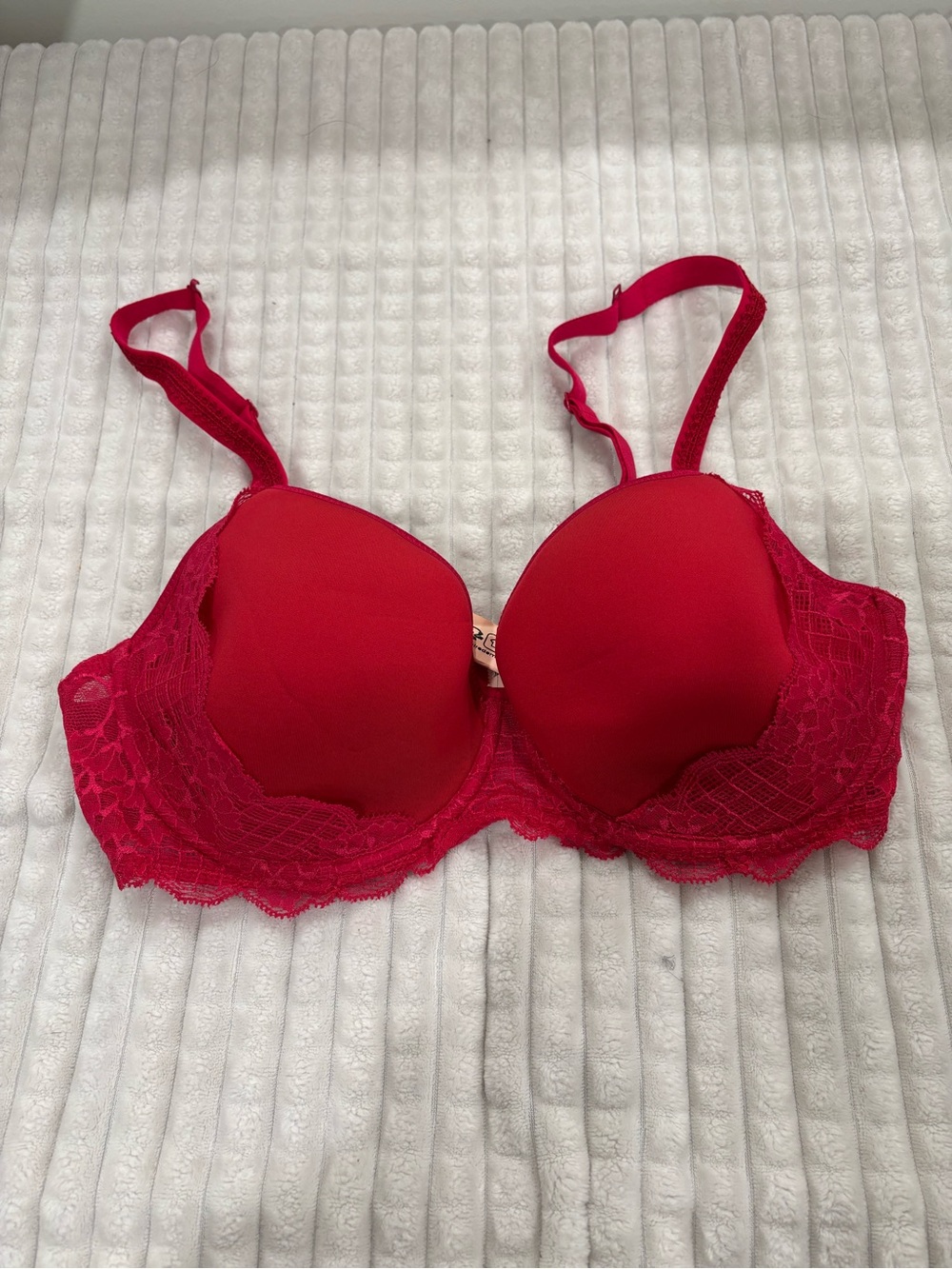 Simone Perele Red Lace Push-Up Bra